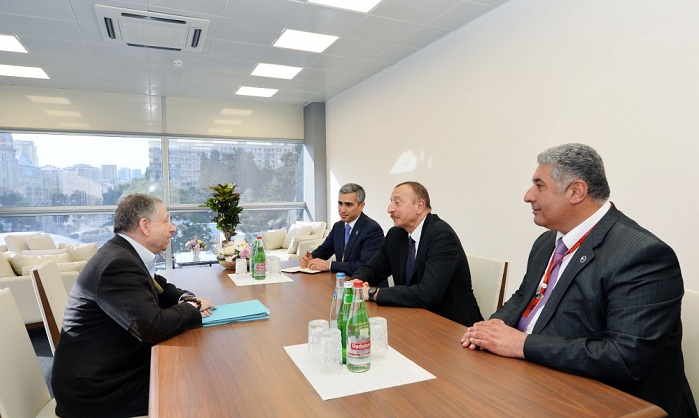 Prezident Jan Todu qəbul edib